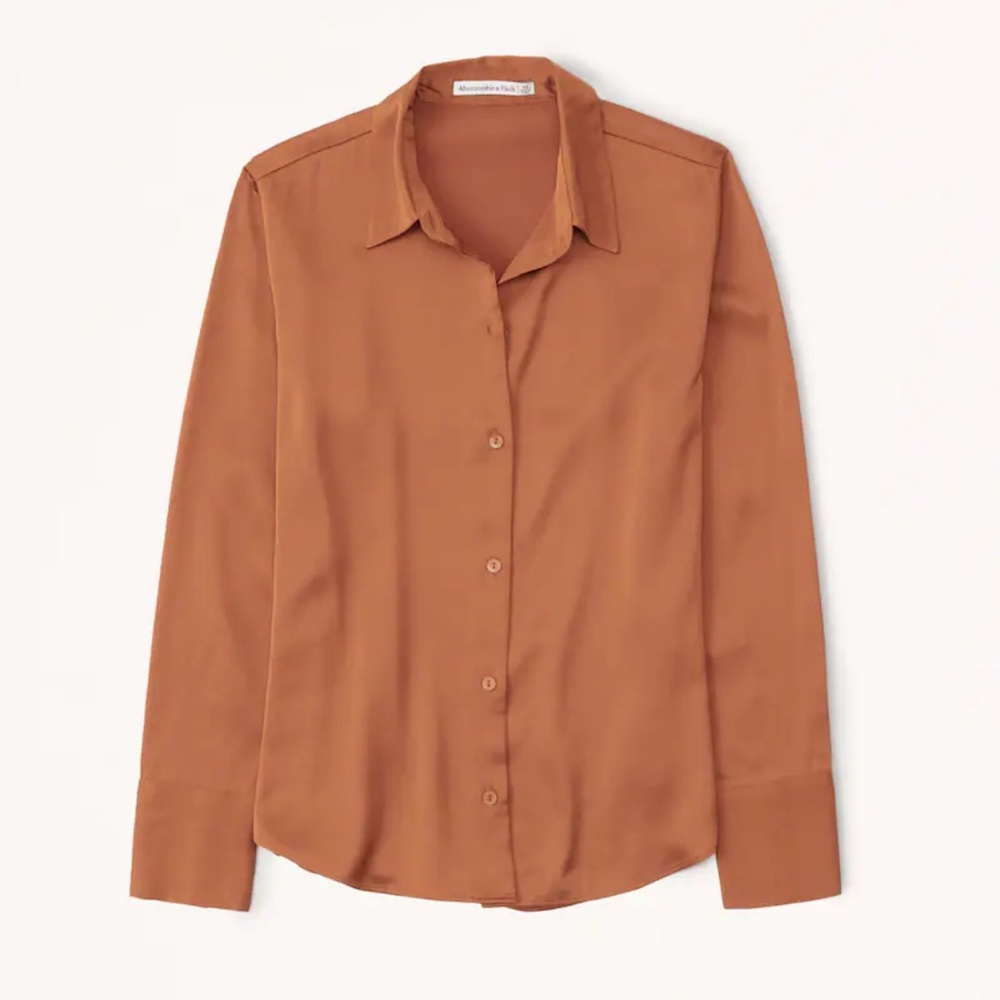 Abercrombie long sleeve button up shirt